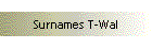 Surnames T-Wal